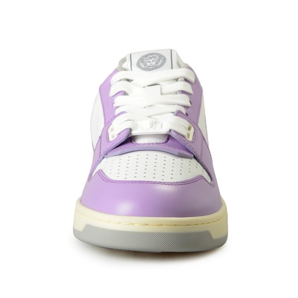 Versace Women's Medusa Logo Multi-Color Leather Sneakers Shoes US 7 IT 37 - Picture 5 of 8